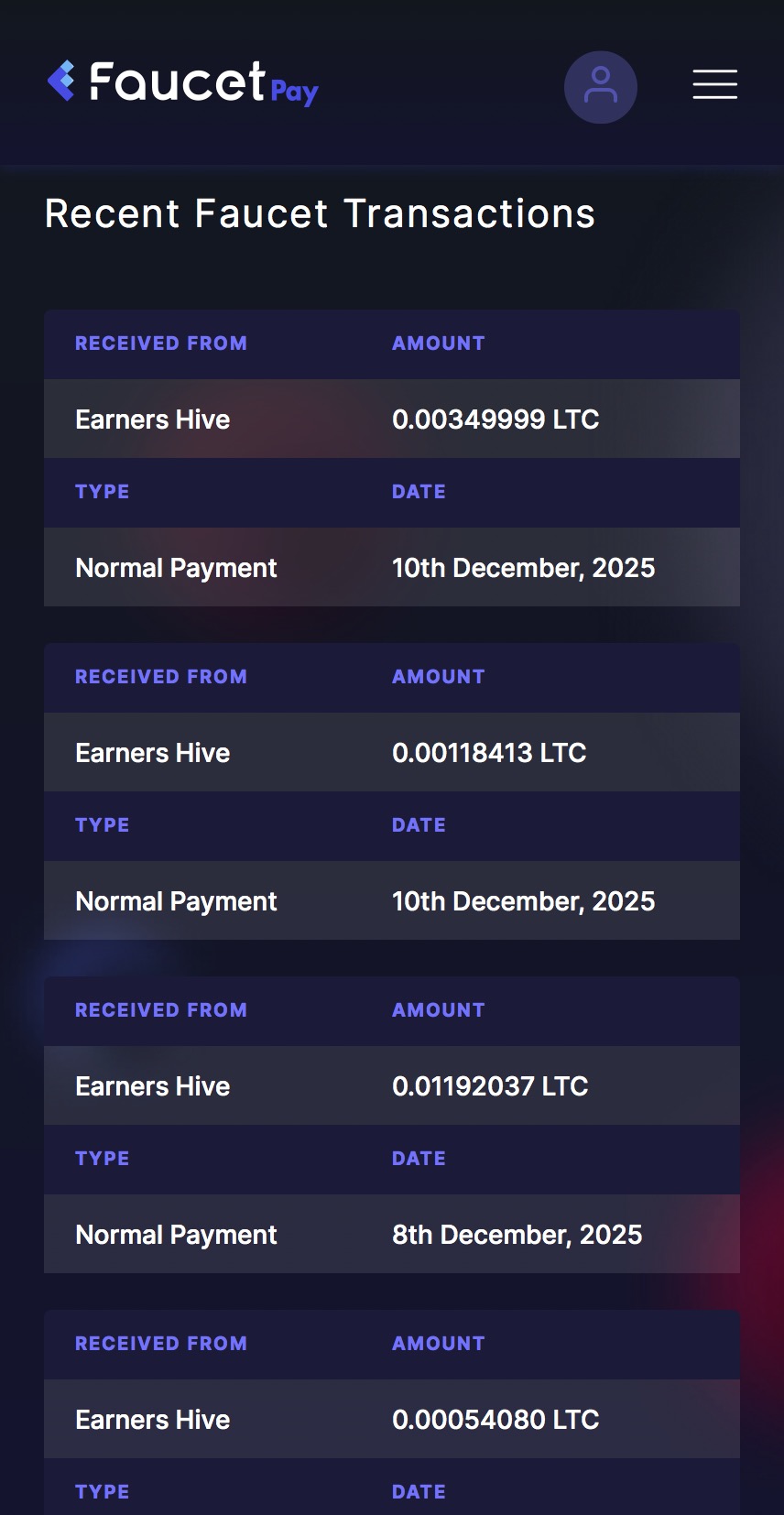 Photo by light weight